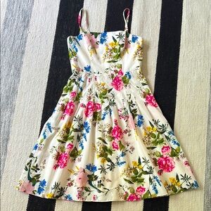 Eliza J Fit & Flare Floral Dress